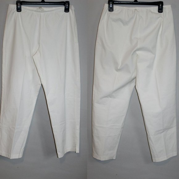 Eileen Fisher Ankle Side Zip Pants HW7935 - Picture 4 of 4